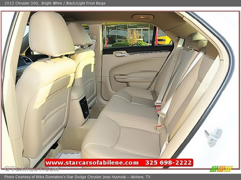 Bright White / Black/Light Frost Beige 2013 Chrysler 300