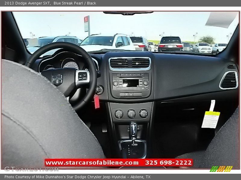 Blue Streak Pearl / Black 2013 Dodge Avenger SXT
