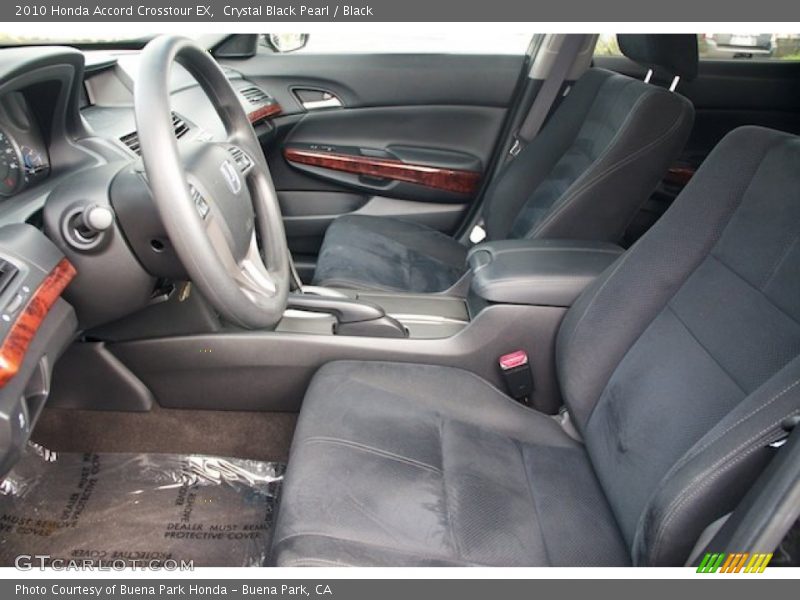 Crystal Black Pearl / Black 2010 Honda Accord Crosstour EX
