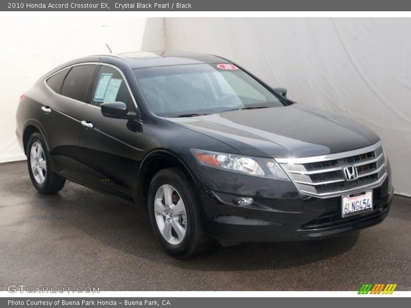 Crystal Black Pearl / Black 2010 Honda Accord Crosstour EX