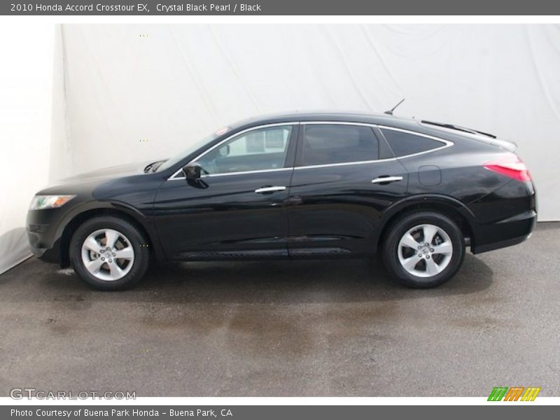 Crystal Black Pearl / Black 2010 Honda Accord Crosstour EX