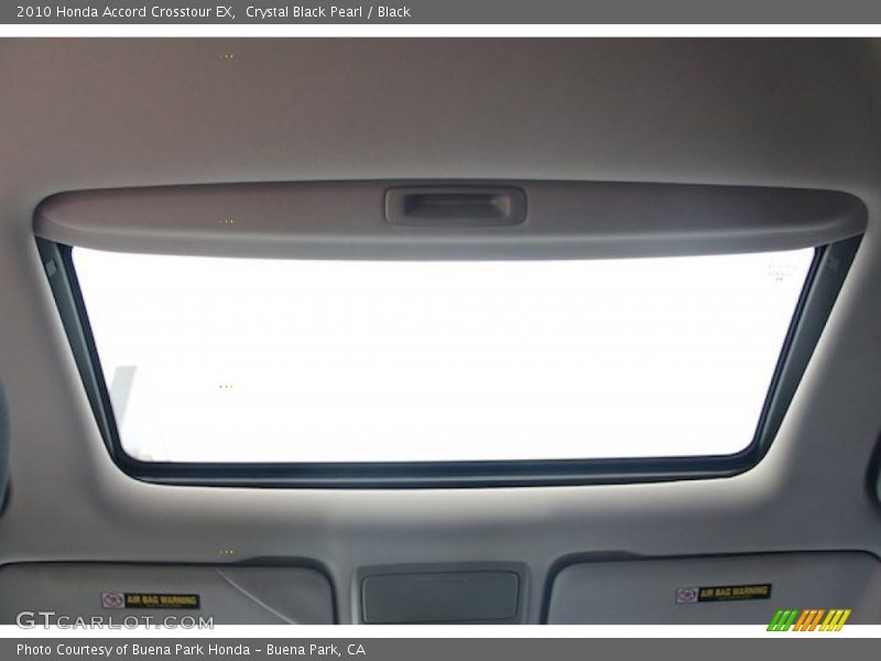 Crystal Black Pearl / Black 2010 Honda Accord Crosstour EX