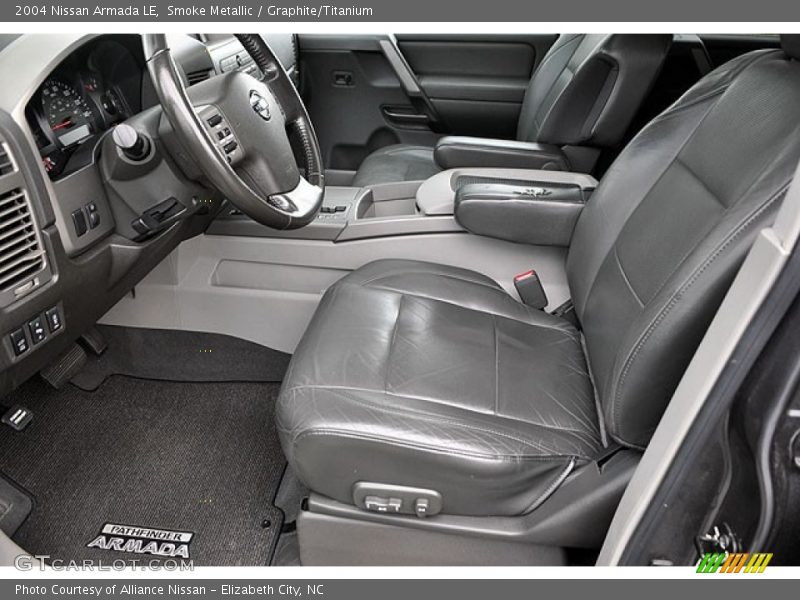 Front Seat of 2004 Armada LE