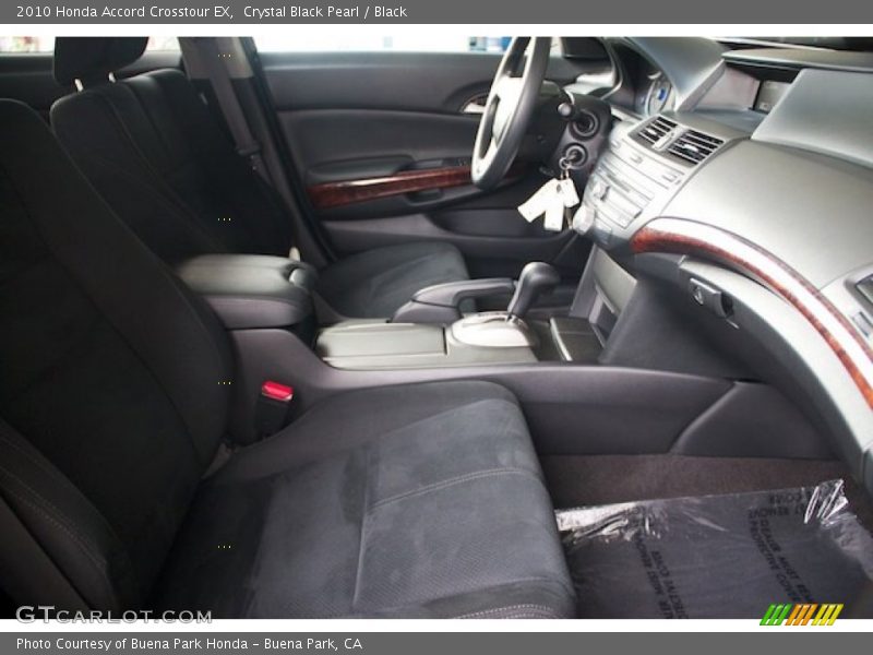 Crystal Black Pearl / Black 2010 Honda Accord Crosstour EX