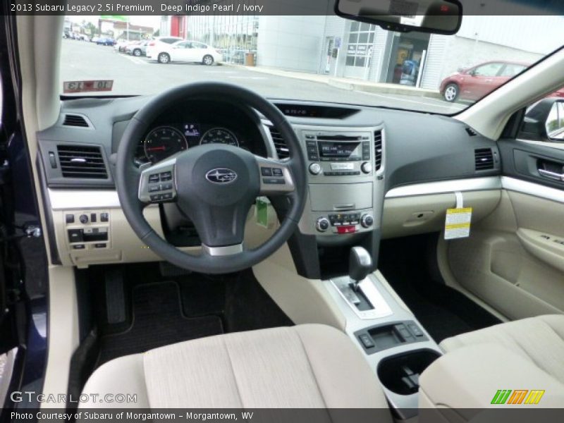 Deep Indigo Pearl / Ivory 2013 Subaru Legacy 2.5i Premium