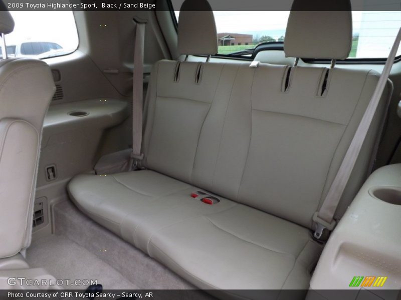 Rear Seat of 2009 Highlander Sport
