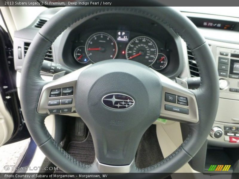 Deep Indigo Pearl / Ivory 2013 Subaru Legacy 2.5i Premium