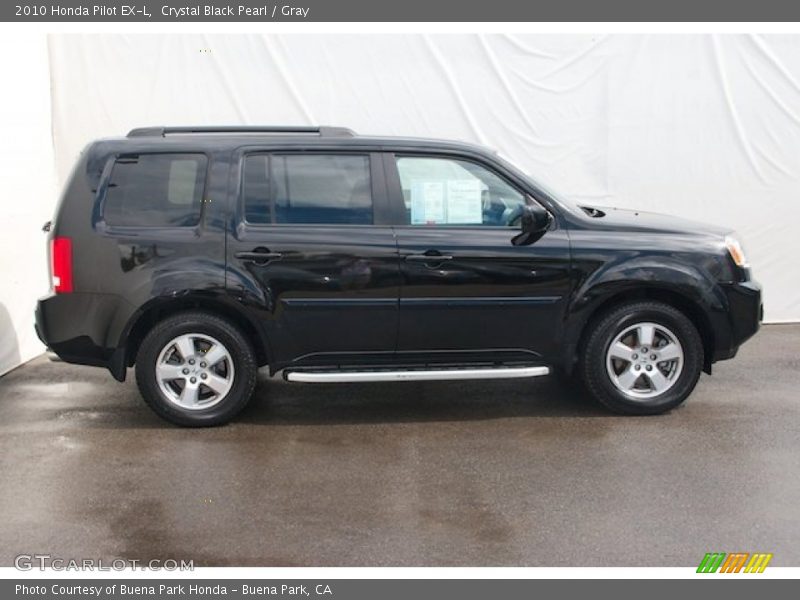 Crystal Black Pearl / Gray 2010 Honda Pilot EX-L