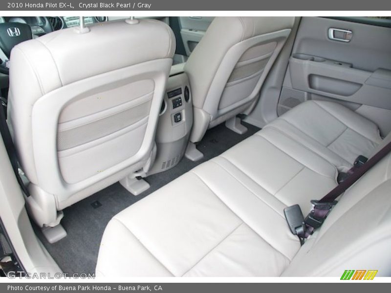 Crystal Black Pearl / Gray 2010 Honda Pilot EX-L
