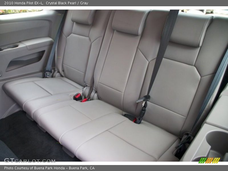 Crystal Black Pearl / Gray 2010 Honda Pilot EX-L