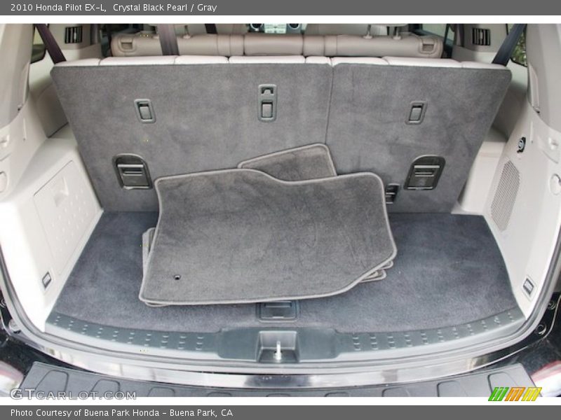 Crystal Black Pearl / Gray 2010 Honda Pilot EX-L