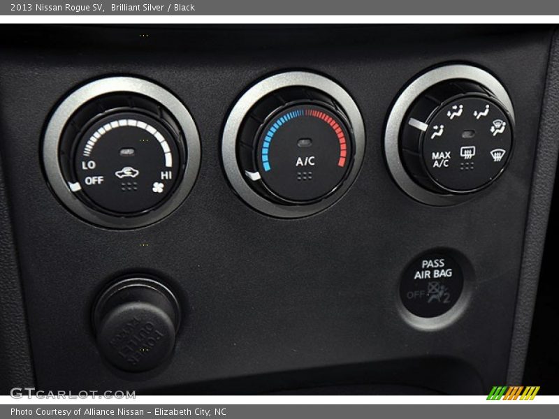 Controls of 2013 Rogue SV