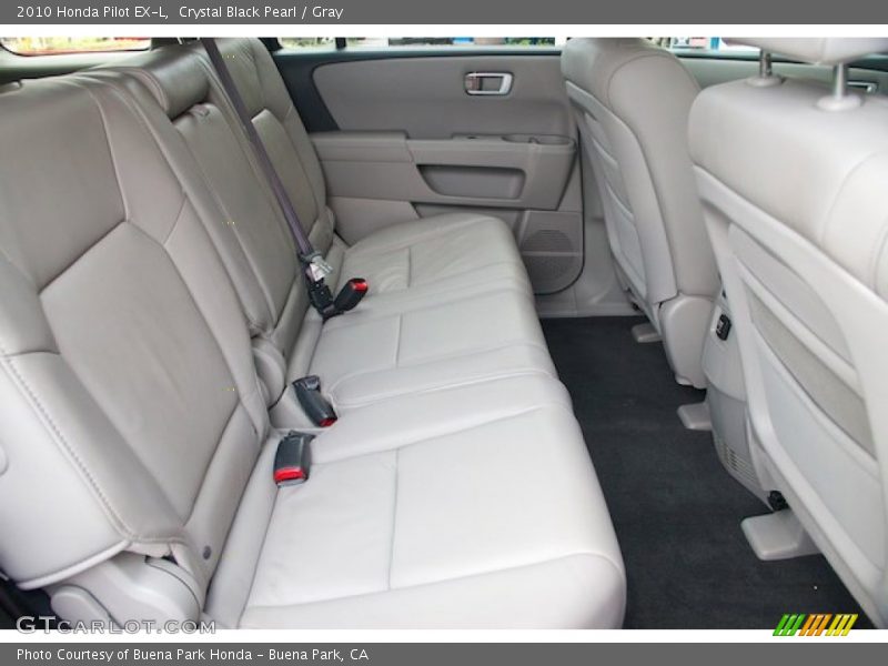 Crystal Black Pearl / Gray 2010 Honda Pilot EX-L