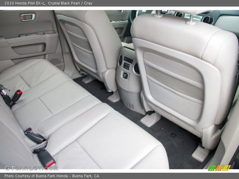Crystal Black Pearl / Gray 2010 Honda Pilot EX-L