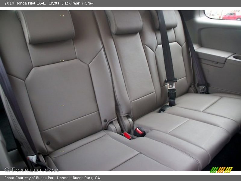 Crystal Black Pearl / Gray 2010 Honda Pilot EX-L