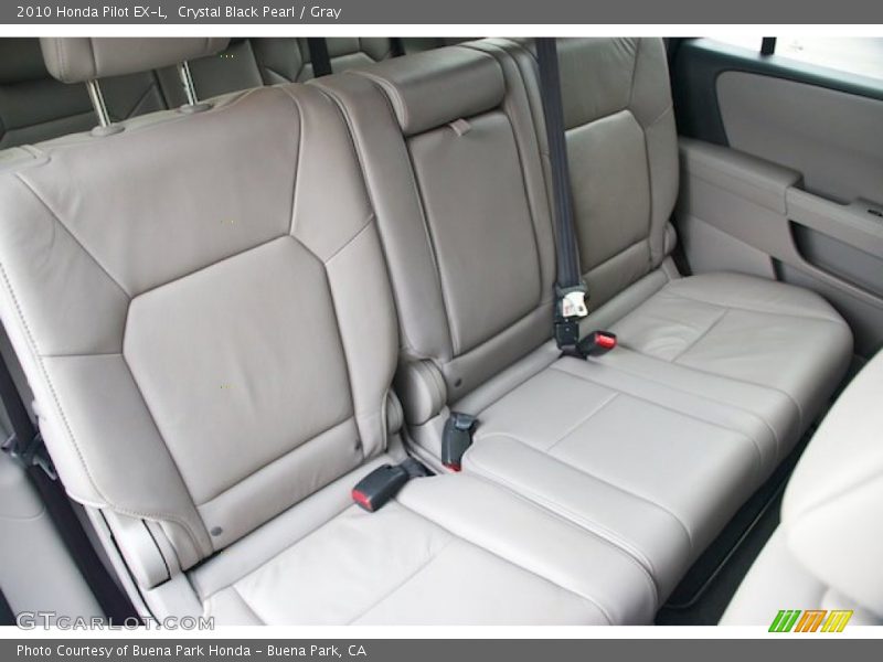 Crystal Black Pearl / Gray 2010 Honda Pilot EX-L
