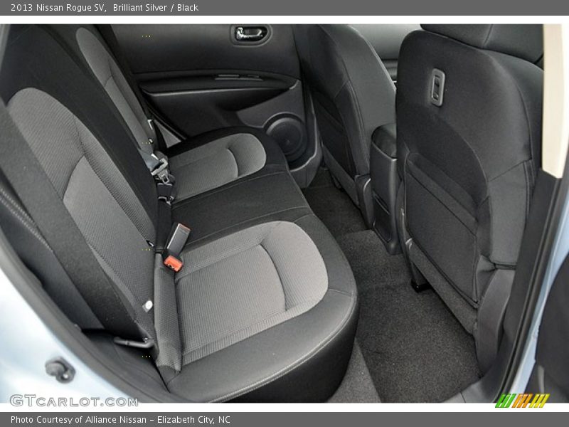Brilliant Silver / Black 2013 Nissan Rogue SV