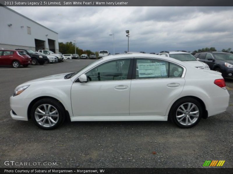  2013 Legacy 2.5i Limited Satin White Pearl
