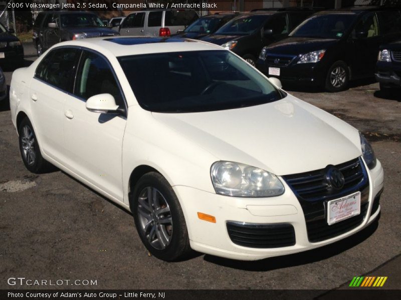 Campanella White / Anthracite Black 2006 Volkswagen Jetta 2.5 Sedan