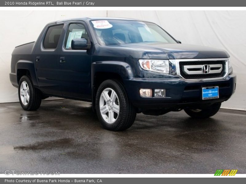 Bali Blue Pearl / Gray 2010 Honda Ridgeline RTL