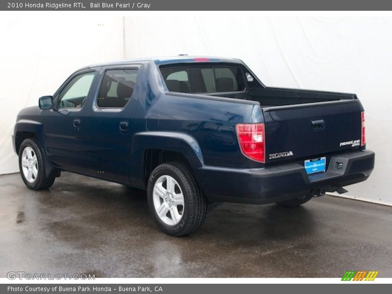 Bali Blue Pearl / Gray 2010 Honda Ridgeline RTL