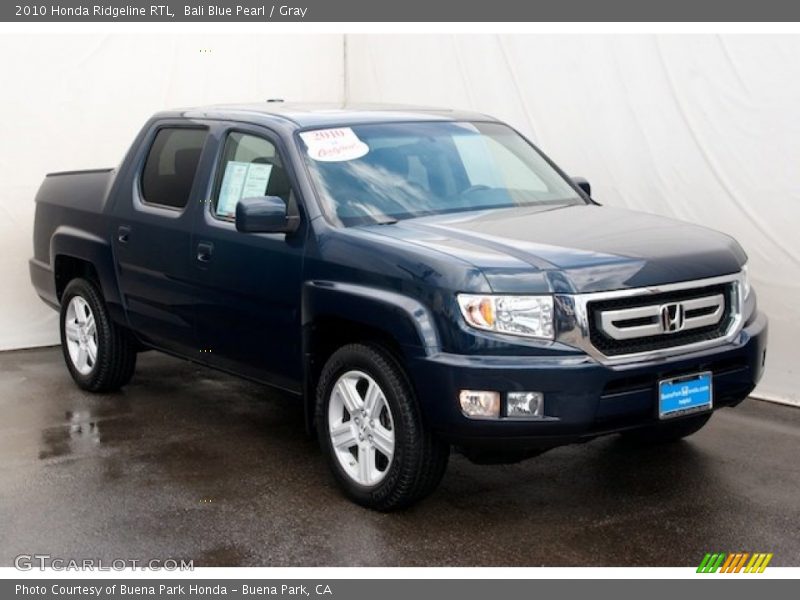 Bali Blue Pearl / Gray 2010 Honda Ridgeline RTL