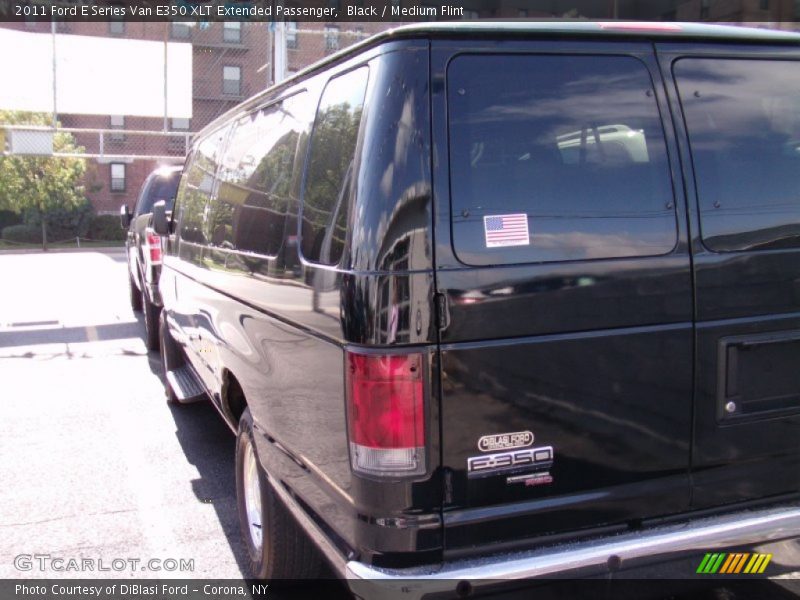 Black / Medium Flint 2011 Ford E Series Van E350 XLT Extended Passenger