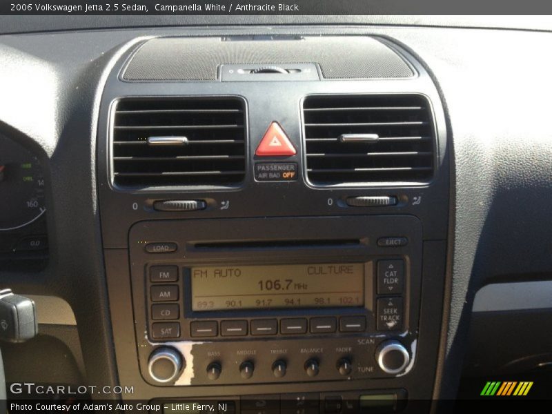 Campanella White / Anthracite Black 2006 Volkswagen Jetta 2.5 Sedan