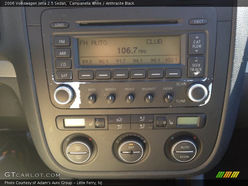 Campanella White / Anthracite Black 2006 Volkswagen Jetta 2.5 Sedan