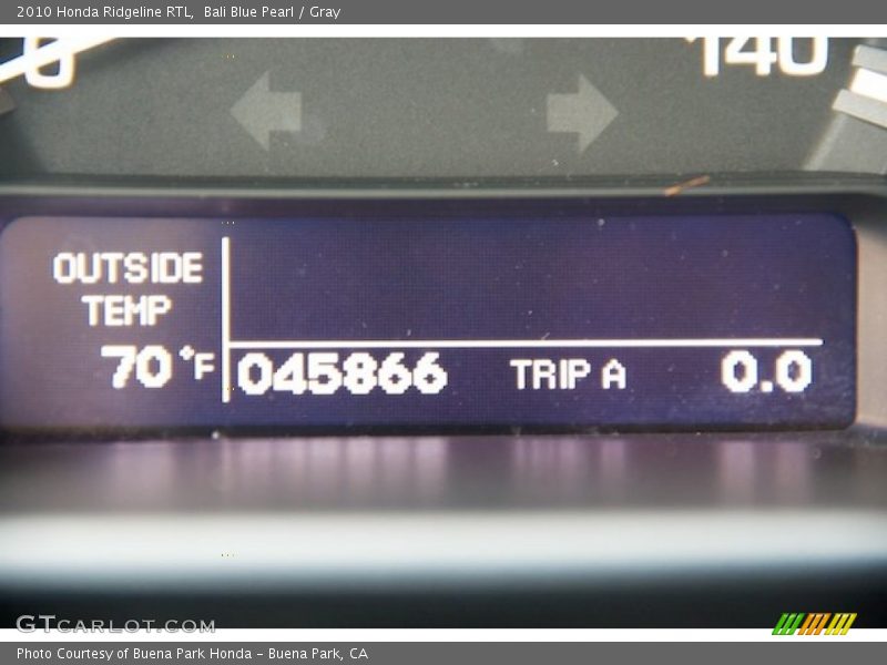 Bali Blue Pearl / Gray 2010 Honda Ridgeline RTL