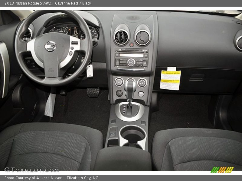 Dashboard of 2013 Rogue S AWD