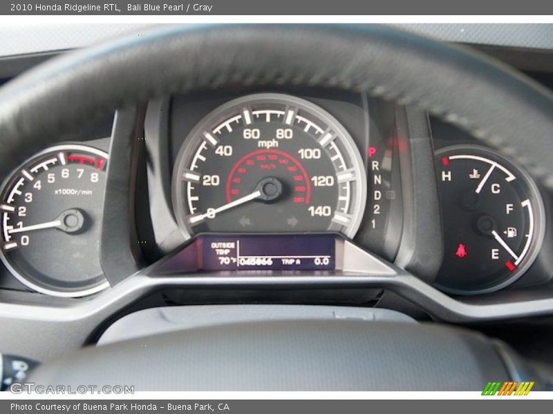 Bali Blue Pearl / Gray 2010 Honda Ridgeline RTL