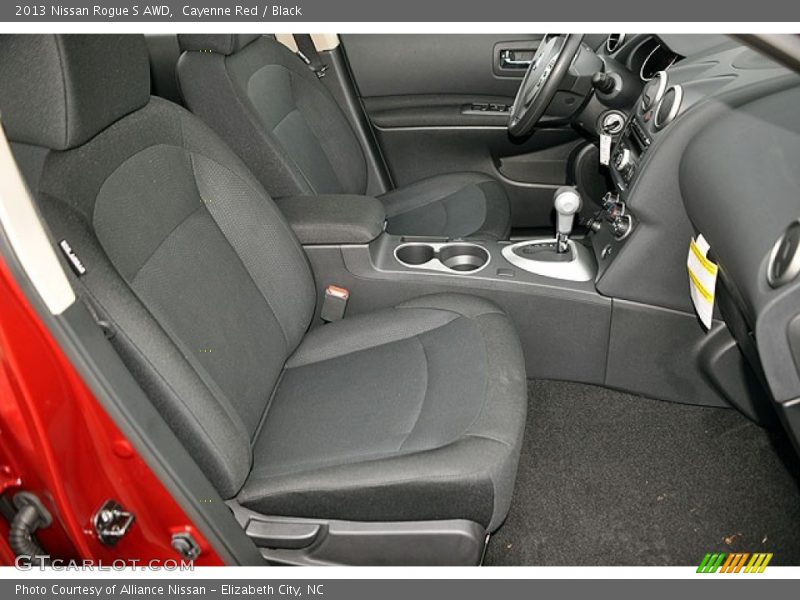  2013 Rogue S AWD Black Interior
