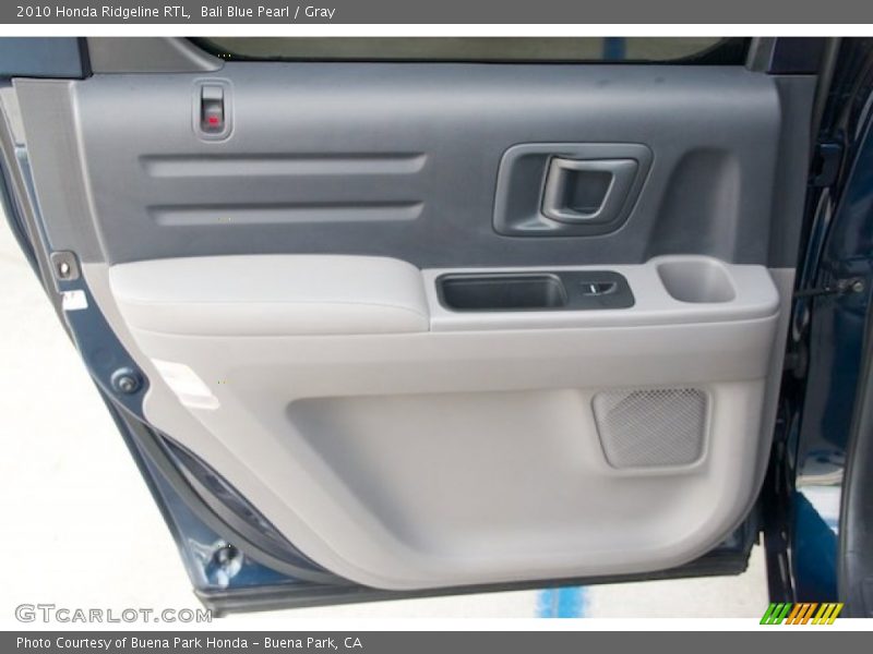 Bali Blue Pearl / Gray 2010 Honda Ridgeline RTL