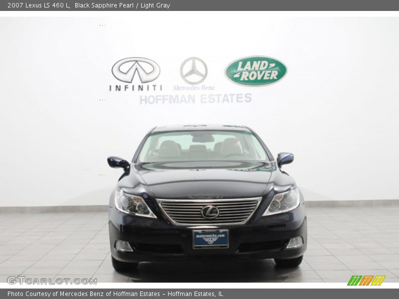 Black Sapphire Pearl / Light Gray 2007 Lexus LS 460 L