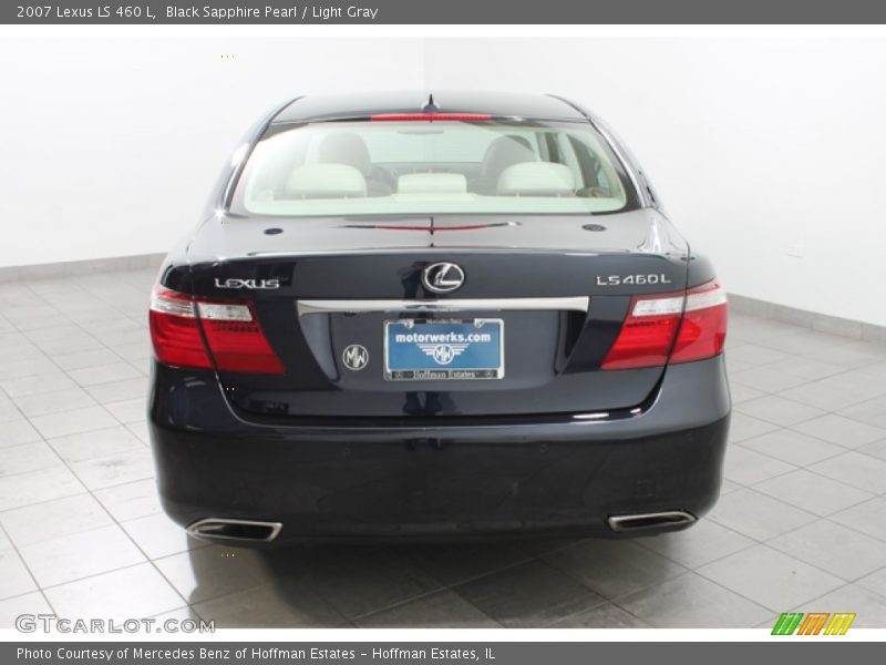 Black Sapphire Pearl / Light Gray 2007 Lexus LS 460 L
