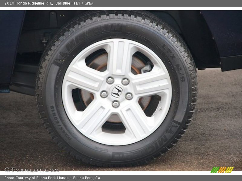 Bali Blue Pearl / Gray 2010 Honda Ridgeline RTL