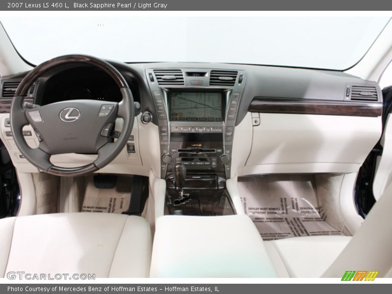 Black Sapphire Pearl / Light Gray 2007 Lexus LS 460 L