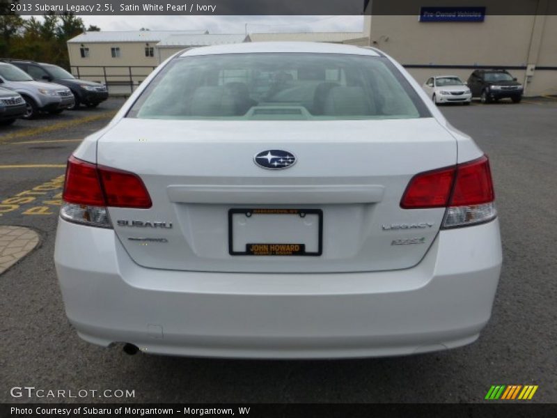 Satin White Pearl / Ivory 2013 Subaru Legacy 2.5i