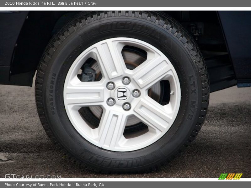 Bali Blue Pearl / Gray 2010 Honda Ridgeline RTL