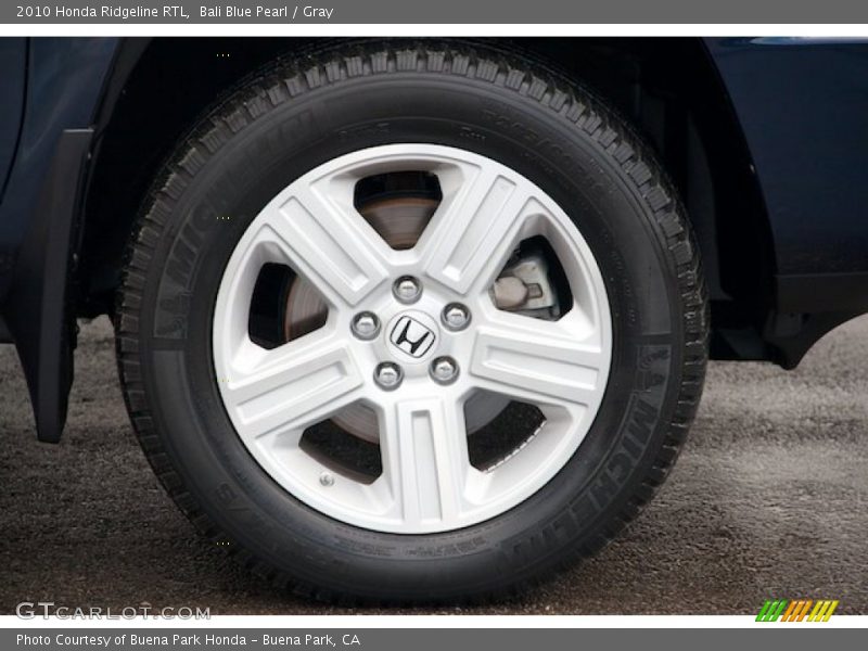 Bali Blue Pearl / Gray 2010 Honda Ridgeline RTL