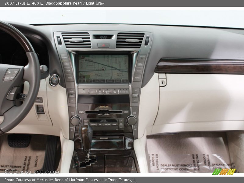 Black Sapphire Pearl / Light Gray 2007 Lexus LS 460 L