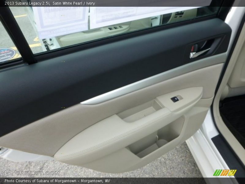 Satin White Pearl / Ivory 2013 Subaru Legacy 2.5i