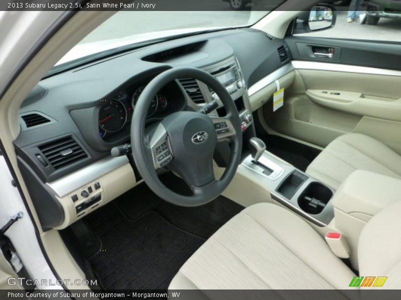 Satin White Pearl / Ivory 2013 Subaru Legacy 2.5i