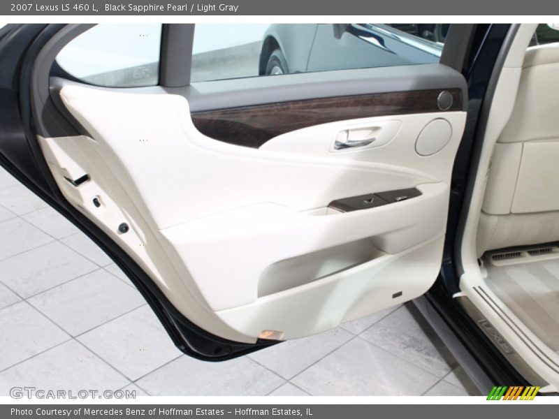 Black Sapphire Pearl / Light Gray 2007 Lexus LS 460 L