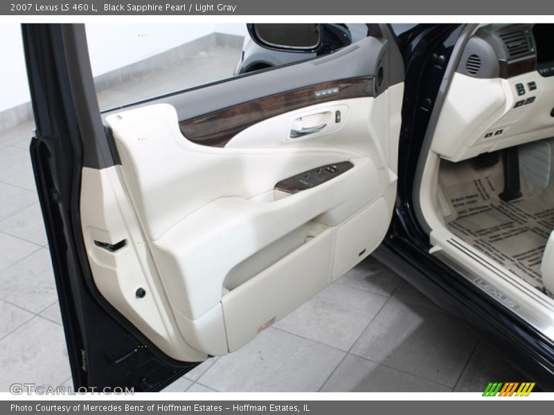 Black Sapphire Pearl / Light Gray 2007 Lexus LS 460 L