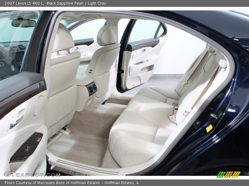 Black Sapphire Pearl / Light Gray 2007 Lexus LS 460 L