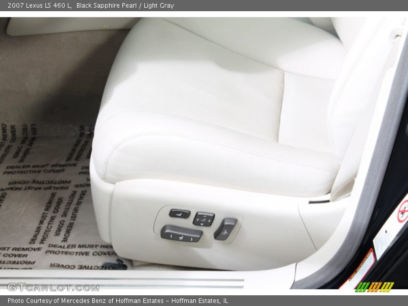 Black Sapphire Pearl / Light Gray 2007 Lexus LS 460 L