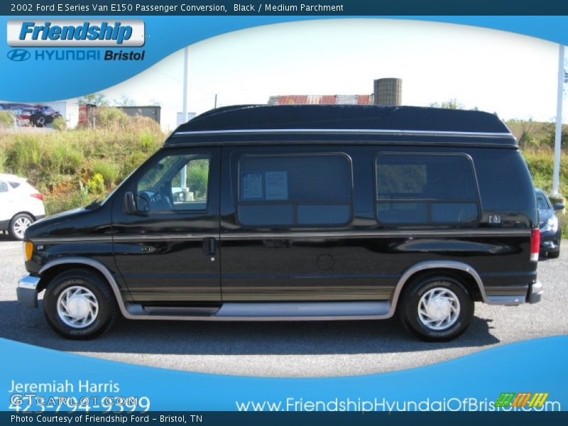 Black / Medium Parchment 2002 Ford E Series Van E150 Passenger Conversion
