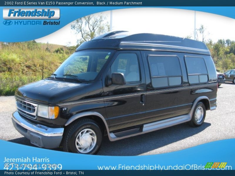 Black / Medium Parchment 2002 Ford E Series Van E150 Passenger Conversion